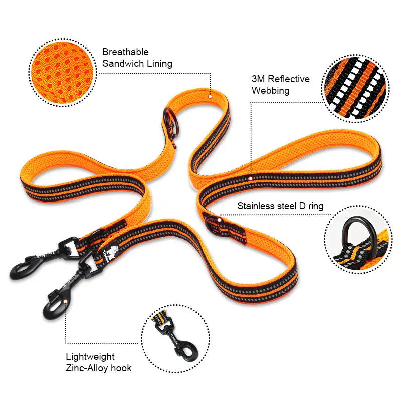 strong Adjustable Dog Lead