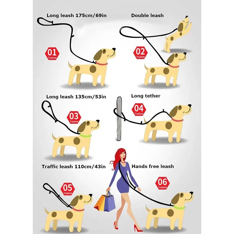 strong Adjustable Dog Lead